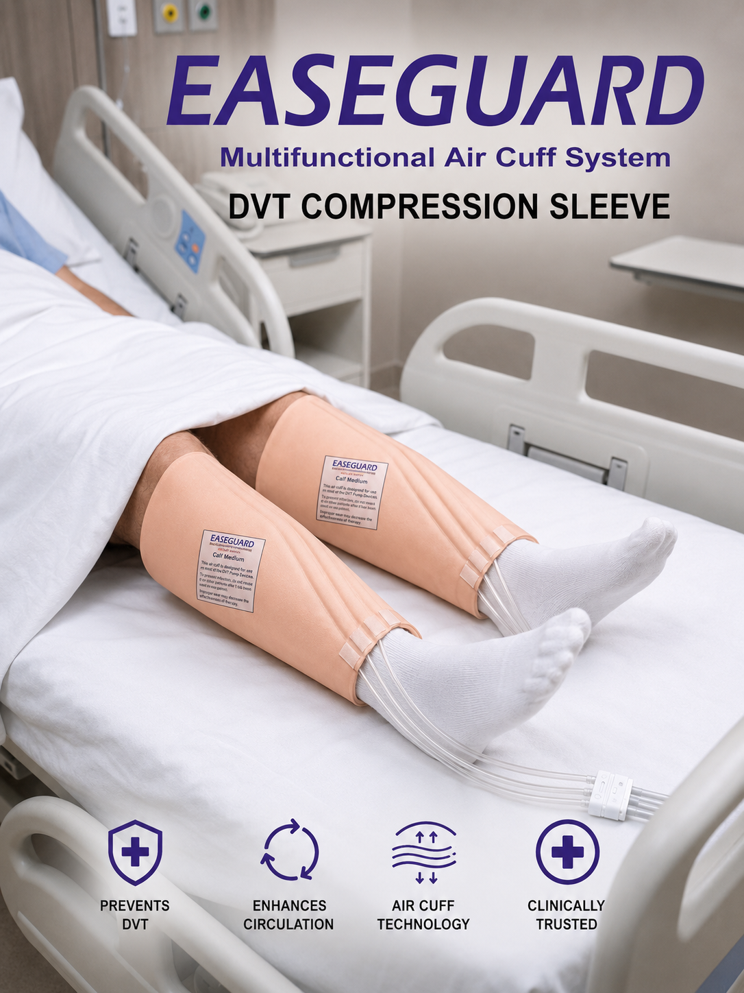 Ease-Guard DVT setup